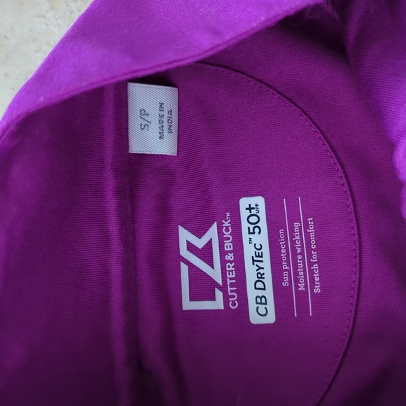 Cutter & Buck purple zip up sports vest - Picture 2 of 8